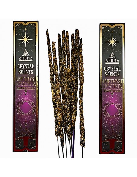 Incienso Aroma Amatista la Magia del Cristal – Armonía y Energía Positiva