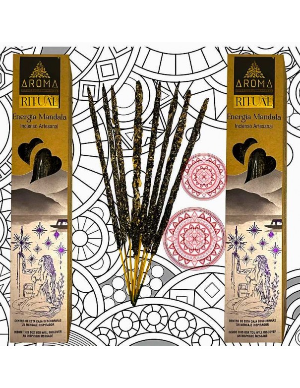 Incienso Ritual Energía Mandala - Incienso Artesanal Natural con Aroma Envolvente