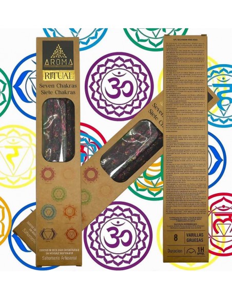 Incienso Orgánico Ritual 7 Chakras AROMA – Armoniza tu Energía Interior