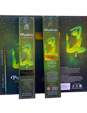 Incienso Vibraciones Positivas  – Eucalipto y Salvia blanca 2