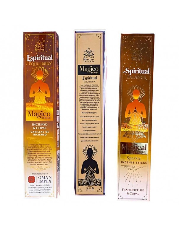 Incienso Equilibrio Espiritual – Frankincense y Copal | Magical Series Himalaya