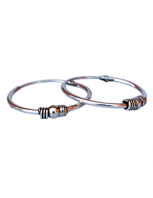 "Aros de plata"  de Bali. Plata de ley 925. Piercings de plata.
