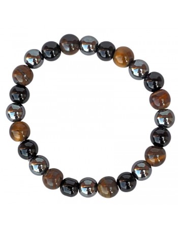 Pulsera Triple Protección – Ojo de Tigre, Obsidiana y Hematita 2