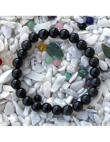 Pulsera de Obsidiana Dorada 8 mm – Protección Psíquica y Poder Interior