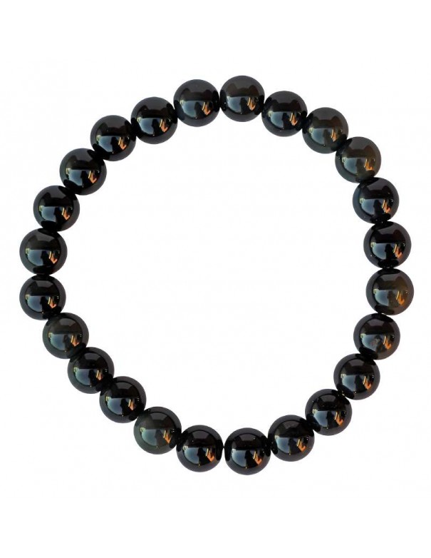 Pulsera de Obsidiana Dorada 8 mm – Protección Psíquica y Poder Interior