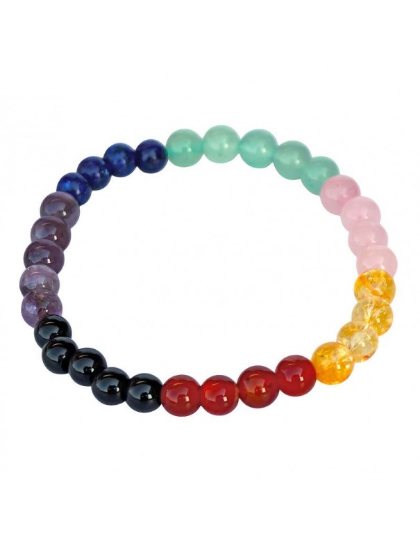 Pulsera 7 Chakras con Piedras Naturales – Energía, Armonía y Conexión Espiritual