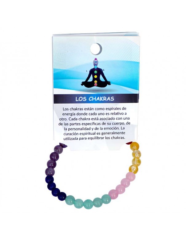 Pulsera 7 Chakras con Piedras Naturales – Energía, Armonía y Conexión Espiritual