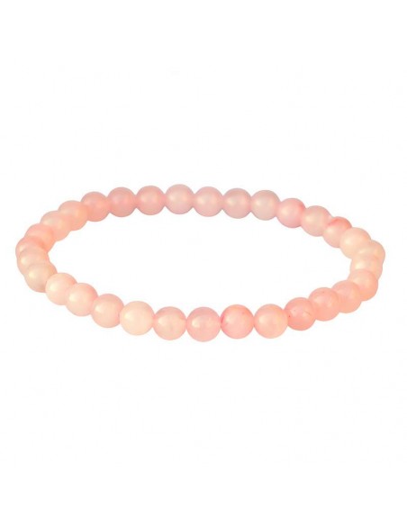 Pulsera de Cuarzo Rosa 6 mm – Amor Propio, Sanación y Energía del Corazón