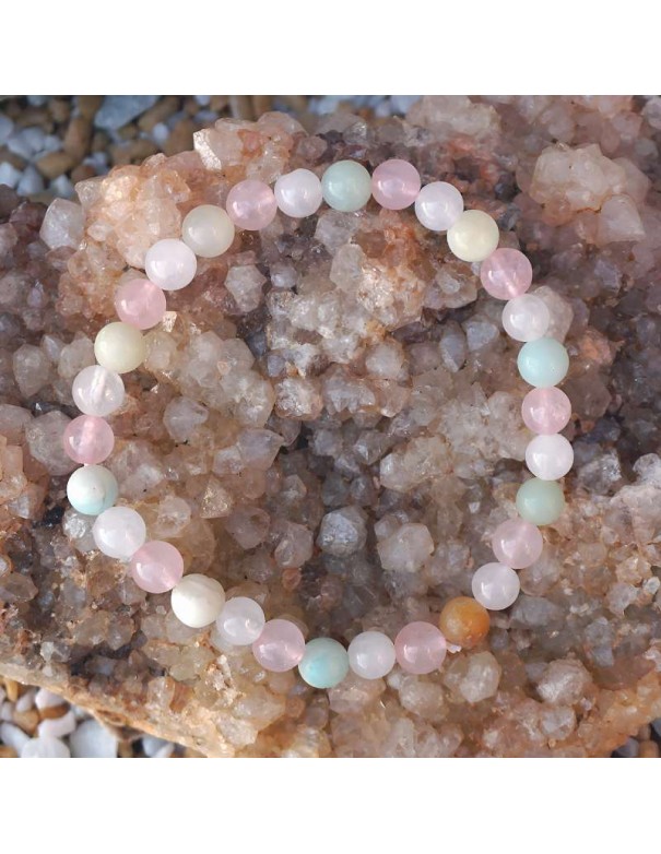 Pulsera Combinada "Calma" Reducción del Estrés y Armonía Emocional