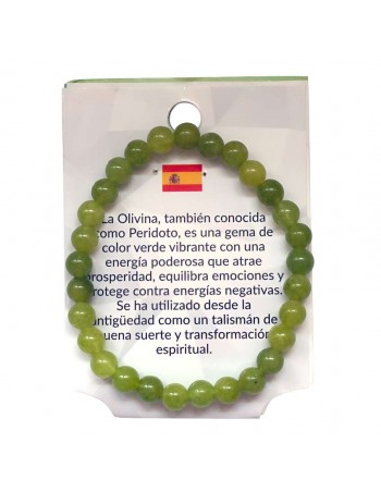 Pulsera Ajustable de Olivina – Prosperidad y Éxito 2