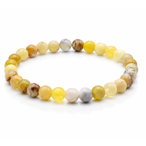 Pulsera de Ópalo Amarillo – Energía, Confianza y Equilibrio