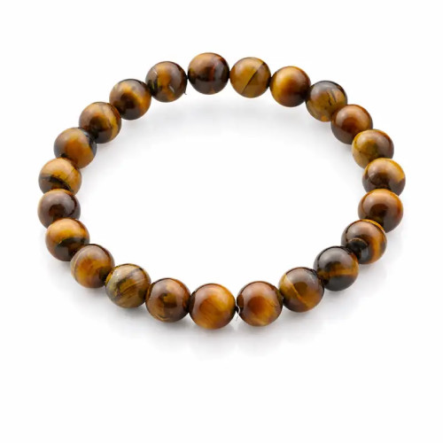 Pulsera de Ojo de Tigre para Hombre 8,5mm - Protección y Fuerza