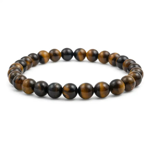 Pulsera de Ojo de Tigre para Hombre 8,5mm - Protección y Fuerza