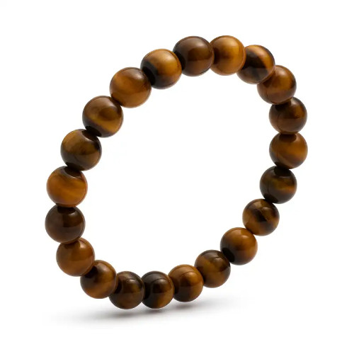 Pulsera de Ojo de Tigre para Hombre 8,5mm - Protección y Fuerza