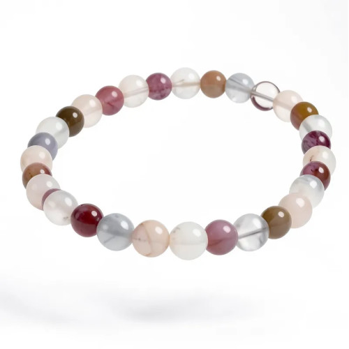 Pulsera de Amatista y Cuarzo Blanco - Salud y Equilibrio Energético