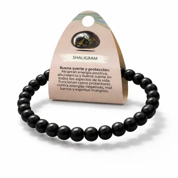 Pulsera Shaligram auténtica – piedra sagrada de Nepal | Protección espiritual