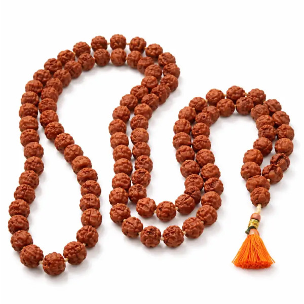 Eleva tu espíritu con Nuestra Japa Mala de Rudraksha: 108 Cuentas de 10mm