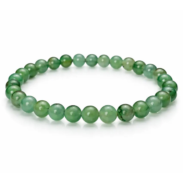 Pulsera piedra natural aventurina verde. Tienda de minerales.