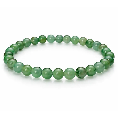 Pulsera piedra natural aventurina verde. Tienda de minerales.
