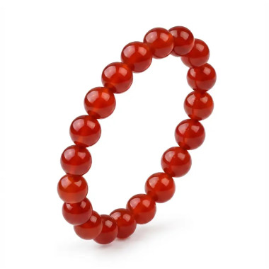 Pulsera de Cornalina 8mm – Energía Vital y Confianza | Piedra Natural 2