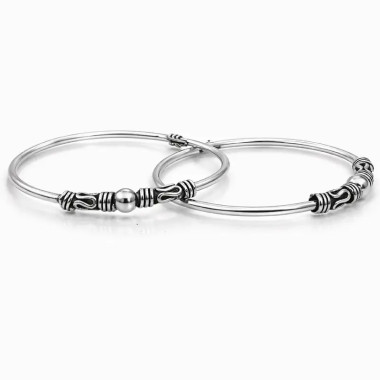 Aros de Plata Bali 25mm – Artesanía Balinesa en Plata 925 con Diseño Étnico 2