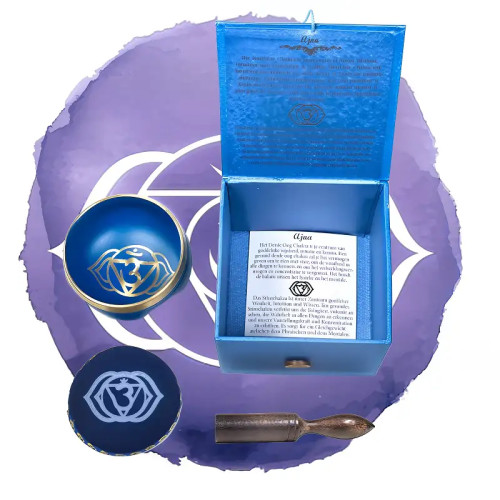 Cuenco Tibetano Chakra Tercer Ojo – Intuición y Claridad Mental