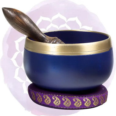 Cuenco Tibetano Chakra Corona – Conexión Espiritual, Paz Profunda