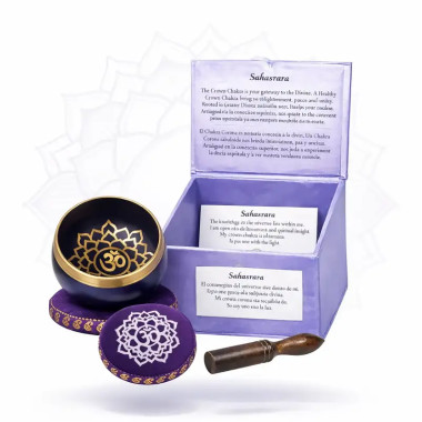 Cuenco Tibetano Chakra Corona – Conexión Espiritual, Paz Profunda 2