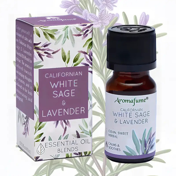 Esencia Salvia Blanca & Lavanda – Purificación Suave y Calma Profunda