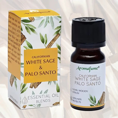 Esencia Salvia Blanca & Palo Santo – Purificación Profunda y Armonía.