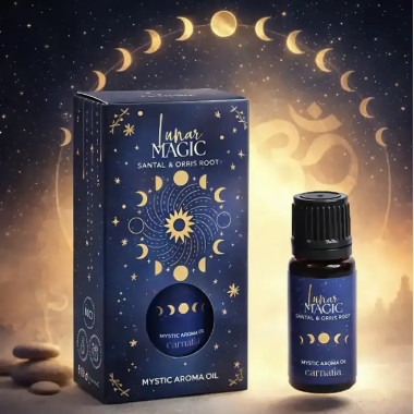 Aceite Aromático Lunar Magic – Sándalo & Raíz de Iris - Calma Cósmica