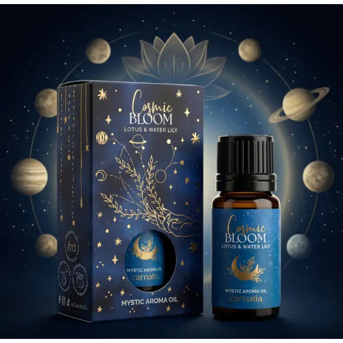 Aceite Aromático Cosmic Bloom – Flor de Loto & Nenúfar Místico