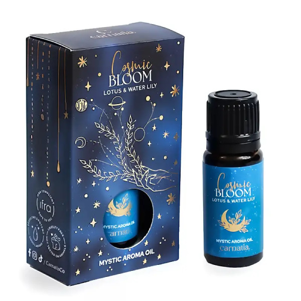 Aceite Aromático Cosmic Bloom – Flor de Loto & Nenúfar Místico