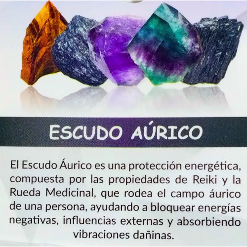 Kit de Minerales Escudo Áurico – Protección Energética