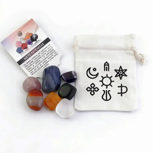 Kit de Minerales Siete Potencias- Protección, Prosperidad y Equilibrio