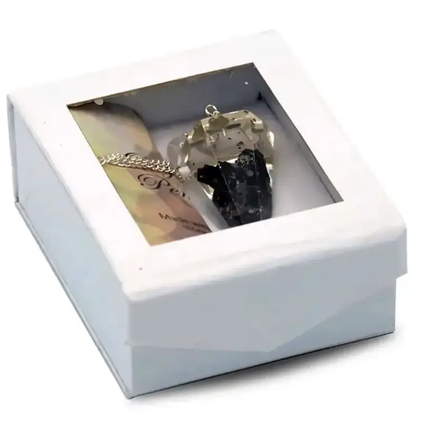 Péndulo de Orgonita con Turmalina Negra – Protección y Limpieza Energética