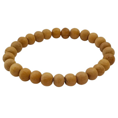 Japa Mala de Muñeca de Sándalo – Meditación y Protección Espiritual