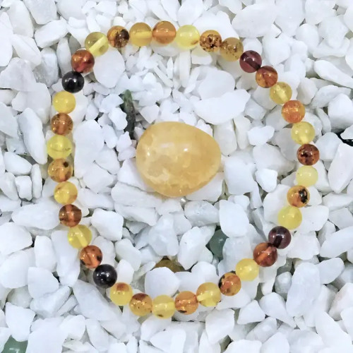 Pulsera de Ámbar Báltico Natural – Energía, Protección y Bienestar