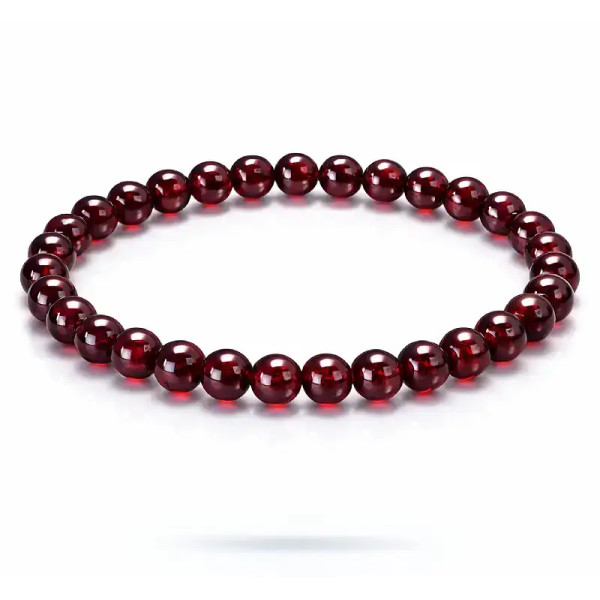 Pulsera de Granate Natural – Energía, Pasión y Protección