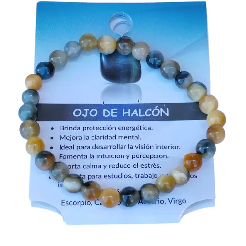Pulsera Ojo de Halcón – Claridad, Comunicación y Protección