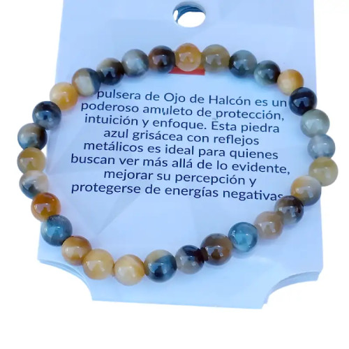Pulsera Ojo de Halcón – Claridad, Comunicación y Protección