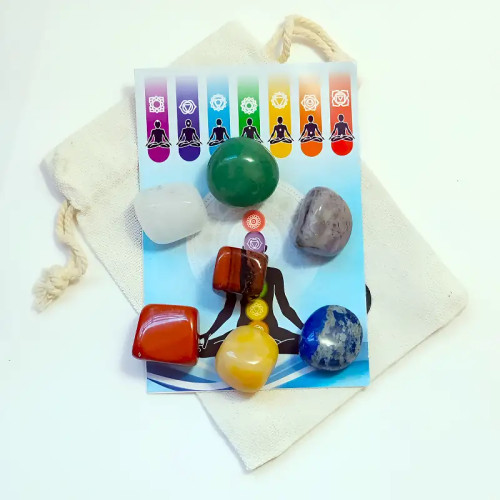 Kit de Minerales 7 Chakras – Energía y Armonía Interior