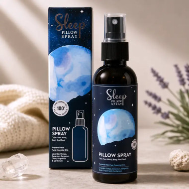 Spray de Almohada Sleep 100ml | Bruma de Sueño con 7 Aceites Esenciales