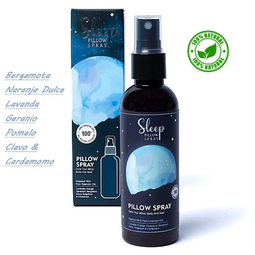 Spray de Almohada Sleep 100ml | Bruma de Sueño con 7 Aceites Esenciales