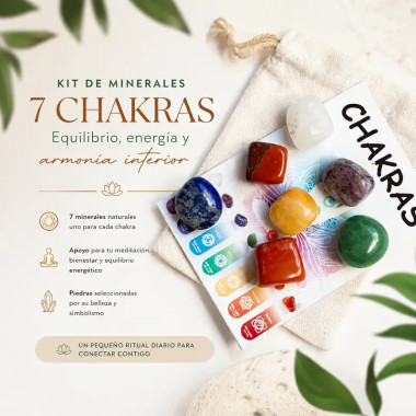 Kit de Minerales 7 Chakras – Energía y Armonía Interior 2