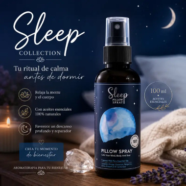 Spray de Almohada Sleep 100ml | Bruma de Sueño con 7 Aceites Esenciales 2
