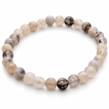 "Pulsera de Ágata Araña Natural - Equilibrio y Protección"
