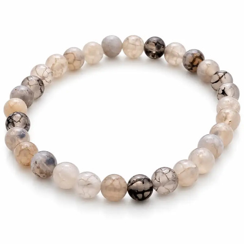 "Pulsera de Ágata Araña Natural - Equilibrio y Protección"