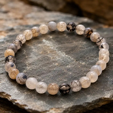 "Pulsera de Ágata Araña Natural - Equilibrio y Protección" 2