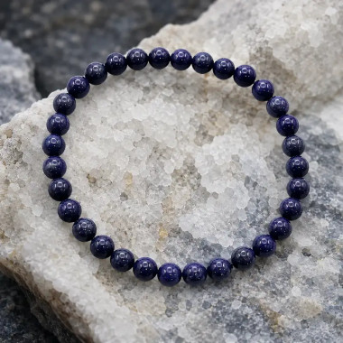 "Pulsera de Aventurina Azul Ajustable| Calma y Coraje"